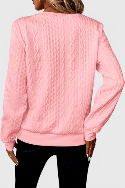 Zoey Cozy Minimalist Knit Sweater