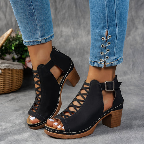 Nessa™ | Lattice-Heel Sandals