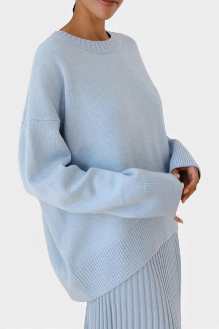 Néliane Soft Knit Oversized Candyfloss Sweater